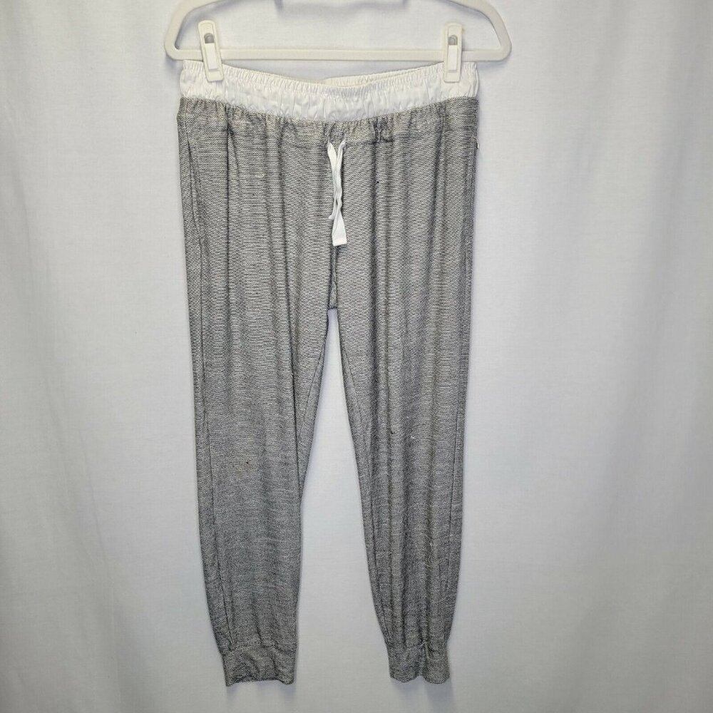 Fabletics Women's Medium Jogger Pants Gray Pull On Drawstring